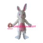 Adult Plush Beige Rabbit Mascot Costume 