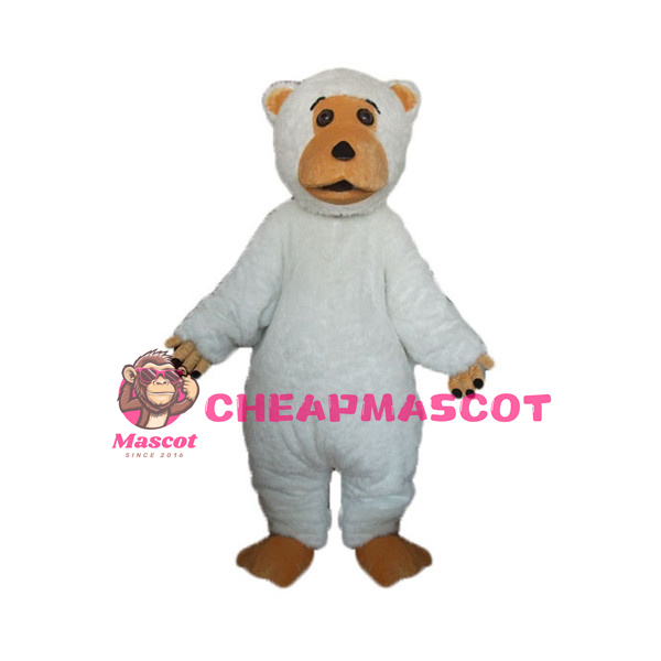 Adult plush White Monkey Lightweight Mascot Costume 