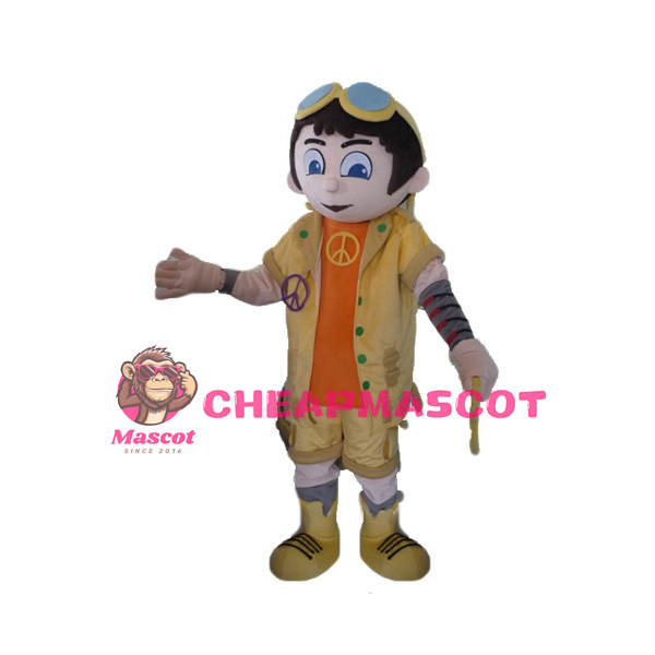 Explorer Boy Mascot Costume