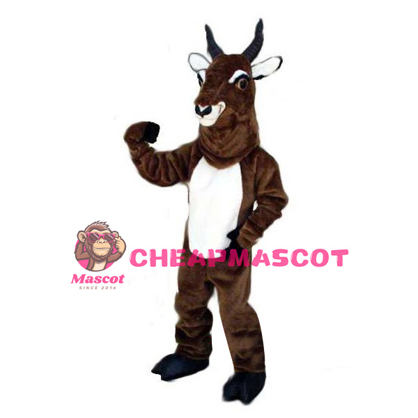 Brown Goat Mascot Adult Costume 