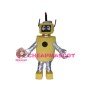 Yellow Robot Plex Mascot Adult Costume 