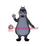 Adult Cartoon Grey Hippo Lightweight Mascot Costume