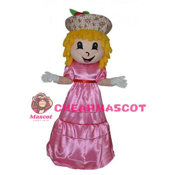 Beautiful Girl Mascot Costume  