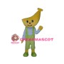 Cartoon Banana Head Man Mascot Costume 