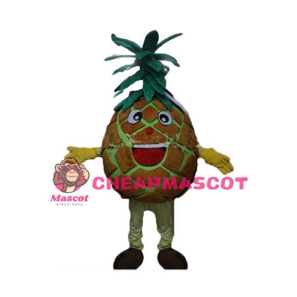 Deluxe Cartoon Pineapple Lightweight Mascot Adult Costume 