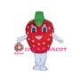 Cartoon Strawberry Lightweight Mascot Adult Costume 