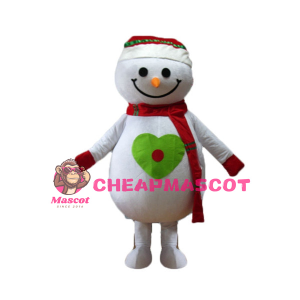 Christmas Snowman Mascot Costume For Adult
