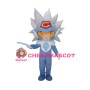 MOBA End Game Character Blue Mascot Costume