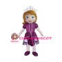 Beautiful Princess Sofia In Purple Dress Mascot Costume