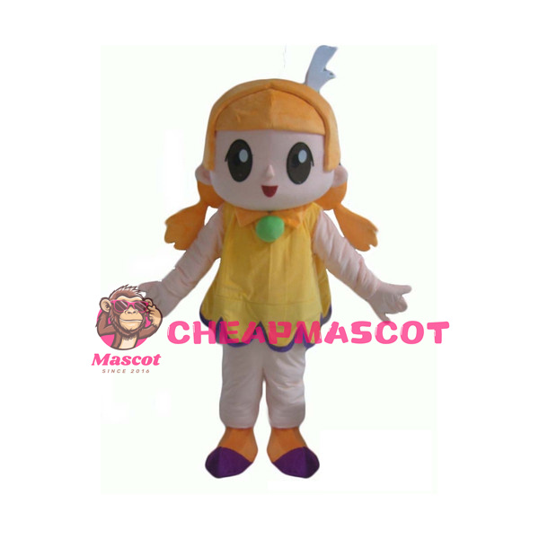 Cute Girl Mascot Costume