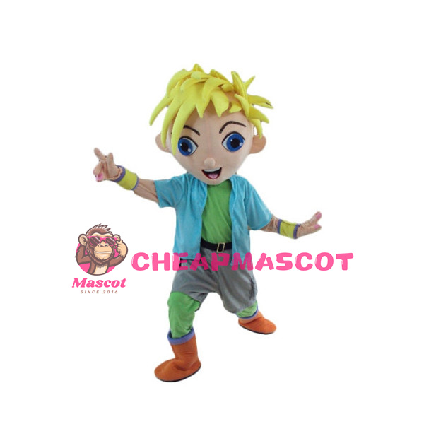 Happy Boy Mascot Costume