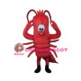 Adult Cartoon Spiny Lobster Mascot Costume