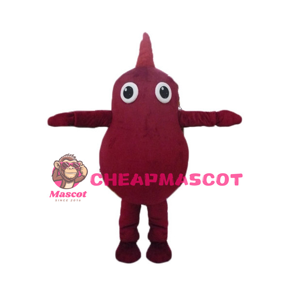 Cute Red Potato Cartoon Mascot Costume