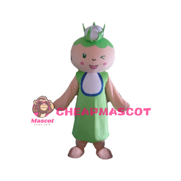 Lovely Cotton Boy Cartoon Mascot Costume