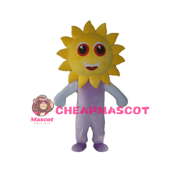 Cartoon Sun Man Mascot Costume