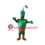 Superhero Green Bud Mascot Costume