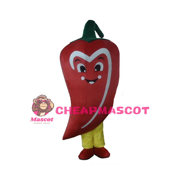 Deluxe Cartoon Red Chili Lightweight Mascot Costume