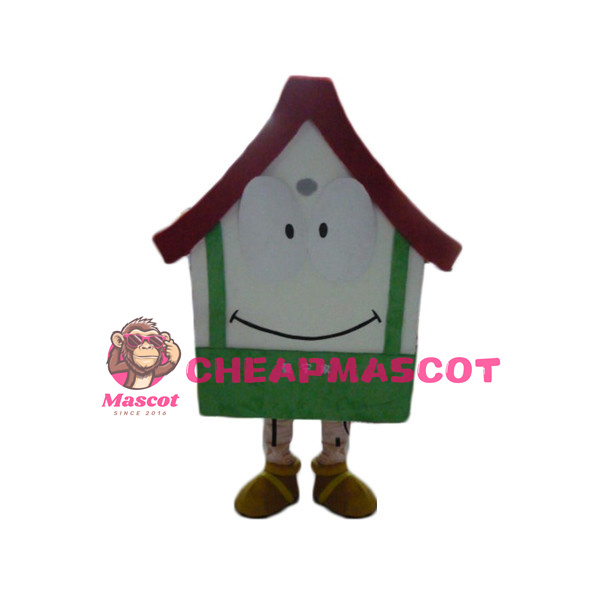 Cartoon House Lightweight Mascot Adult Costume 