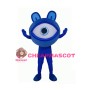 Big Blue Eye Monster Mascot Adult Costume 