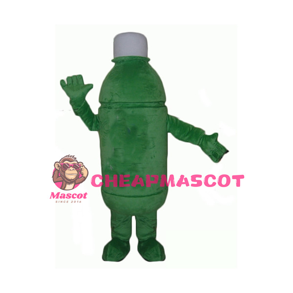 Deluxe Green Bottle Lightweight Mascot Adult Costume 