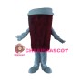 Deluxe Take Away Brown Coffee Cup Mascot Adult Costume 