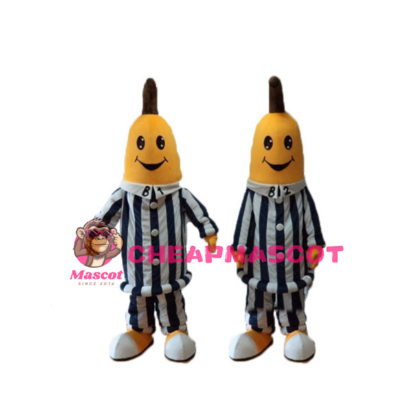 Deluxe Banana In Pajamas Mascot Adult Costume
