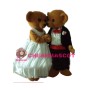 Wedding Teddy Bears Mascot Adult Costume