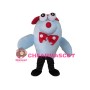 Cute Cartoon Blue Dolphin Mascot Adult Costume