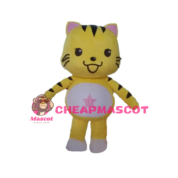 Adventurous Star Cat Mascot Adult Costume 