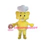 Cute Cartoon Yellow Chef Elephant Lightweight Mascot Adult Costume 