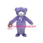 Popular Purple Teddy Bear Mascot Adult Costume
