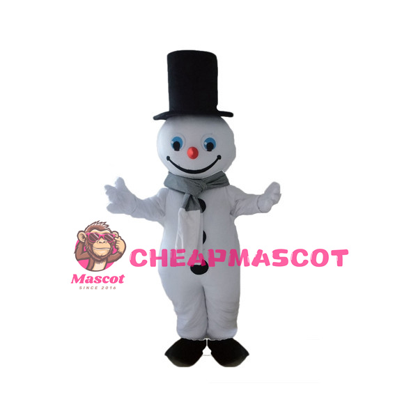 Gentleman Snowman Mascot Costume