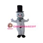 Gentleman Snowman Mascot Costume