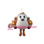 Adult Cartoon Monkey Head Mascot Costume