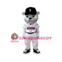 Korean Baseball Silver Bear Mascot Adult Costume