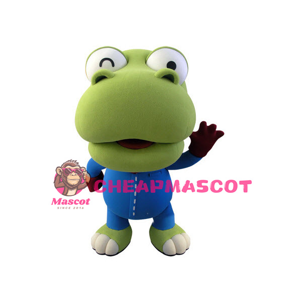 2nd Version of  Crong the Little Spinosaurus Mascot Adult Costume	