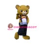 Lazy Curucuru the Brown Bear Boy Mascot Costume