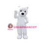 Cute White Bear Mascot Adult Costume