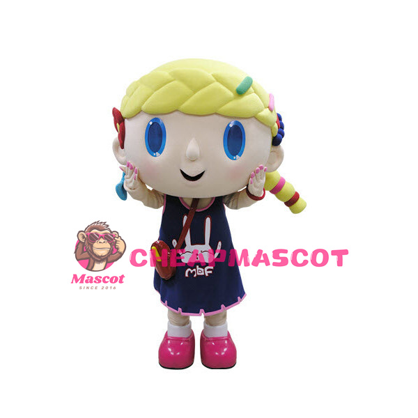 Adult Size Pretty Little Girl Mascot Costume