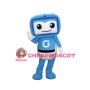 Adult Blue Radio Cartoon Mascot Costume