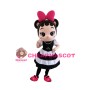 Cute Mouse Girl Cartoon Mascot Costume