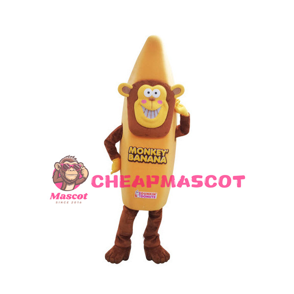 Deluxe Monkey Banana Mascot Costume