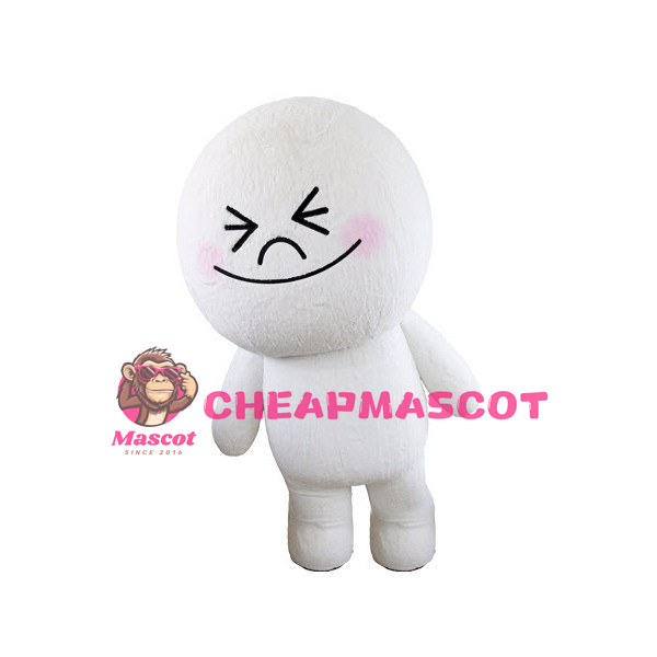 Cheerful Alien Moon Mascot Costume