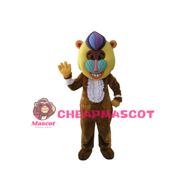 Mandrill Mascot Adult Costume