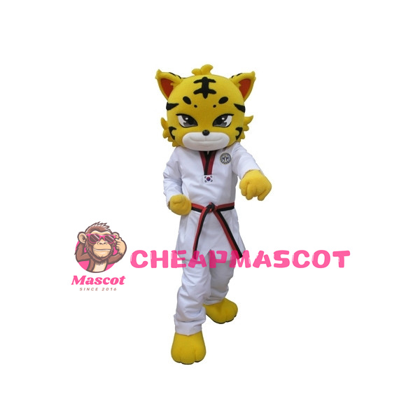 Taekwondo Little Tiger Mascot Costume
