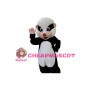 Adult Black & white Rat With Red Nose Mascot Costume