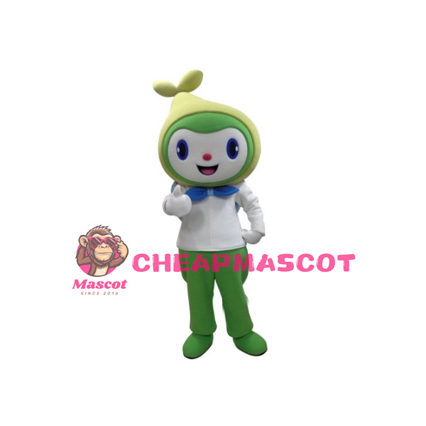 Green Elf Mascot Adult Costume