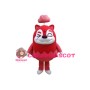 Cute Cartoon Red Fox In The Eggshell Mascot Adult Costume