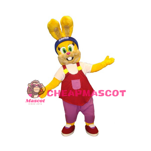 Pascoal the Lacta Easter Rabbit Mascot Adult Costume
