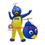 Adult Blue Head Duck Cartoon Mascot Costume